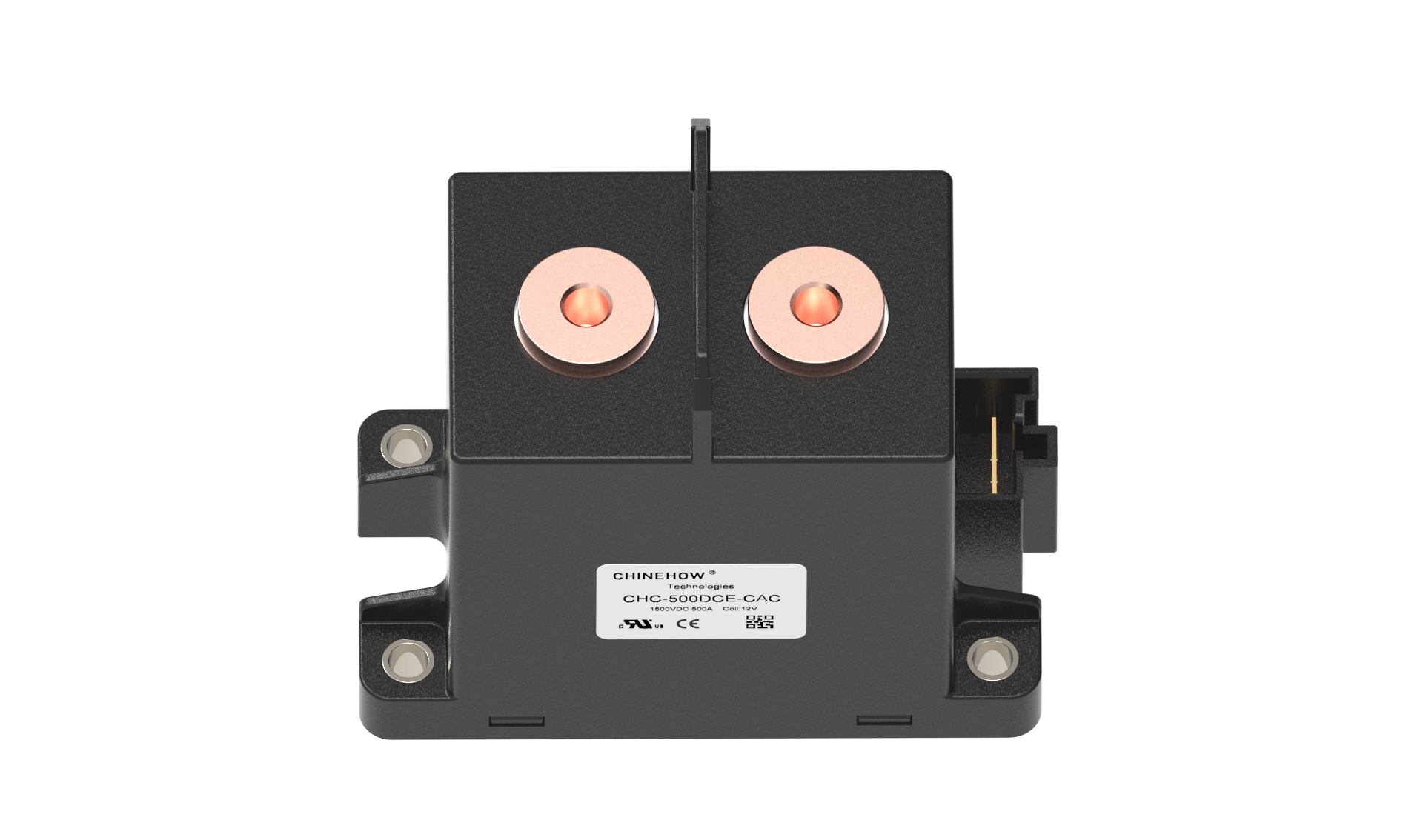 CHC-500 Electrical HV 24V 48V DC Contactor 500A Alto voltaje 1500 VDC DC Relé para vehículo eléctrico