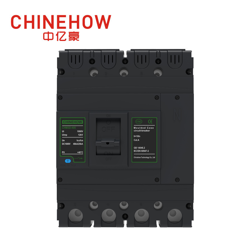 Disyuntor de caja moldeada CHM3D-400/4