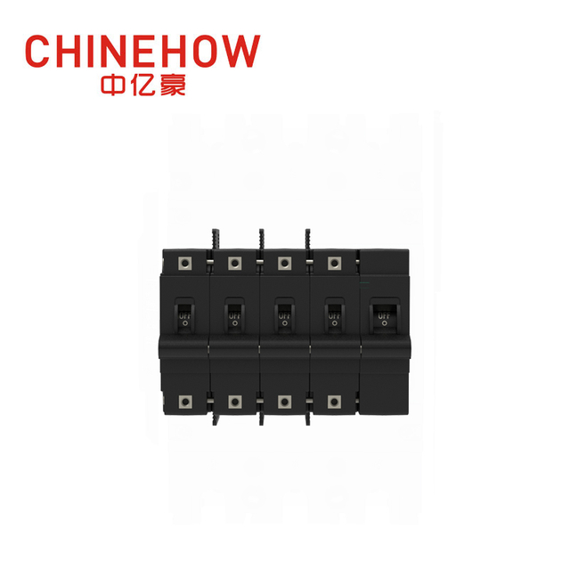 CVP-FR Disyuntor magnético hidráulico Actuador de mango largo con tornillo M5 y barreras de terminal 4P + control remoto 