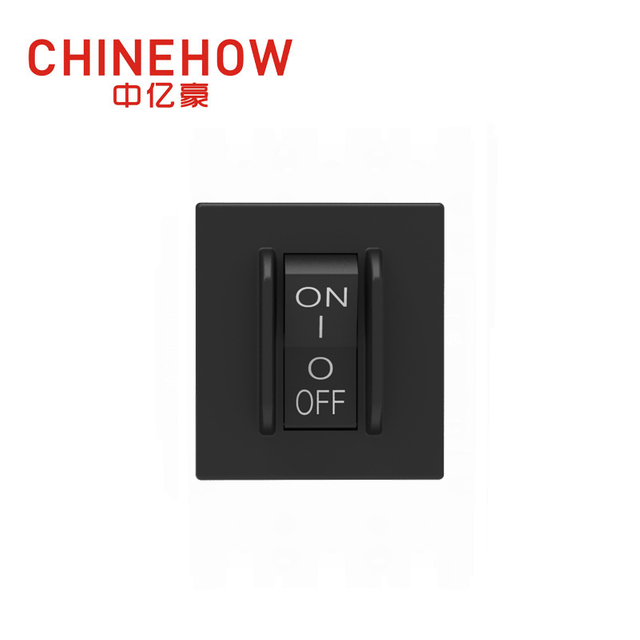 CVP-SM Disyuntor magnético hudraulic Ángulo basculante con actuador de protección con lengüeta (QC250) 2P Negro