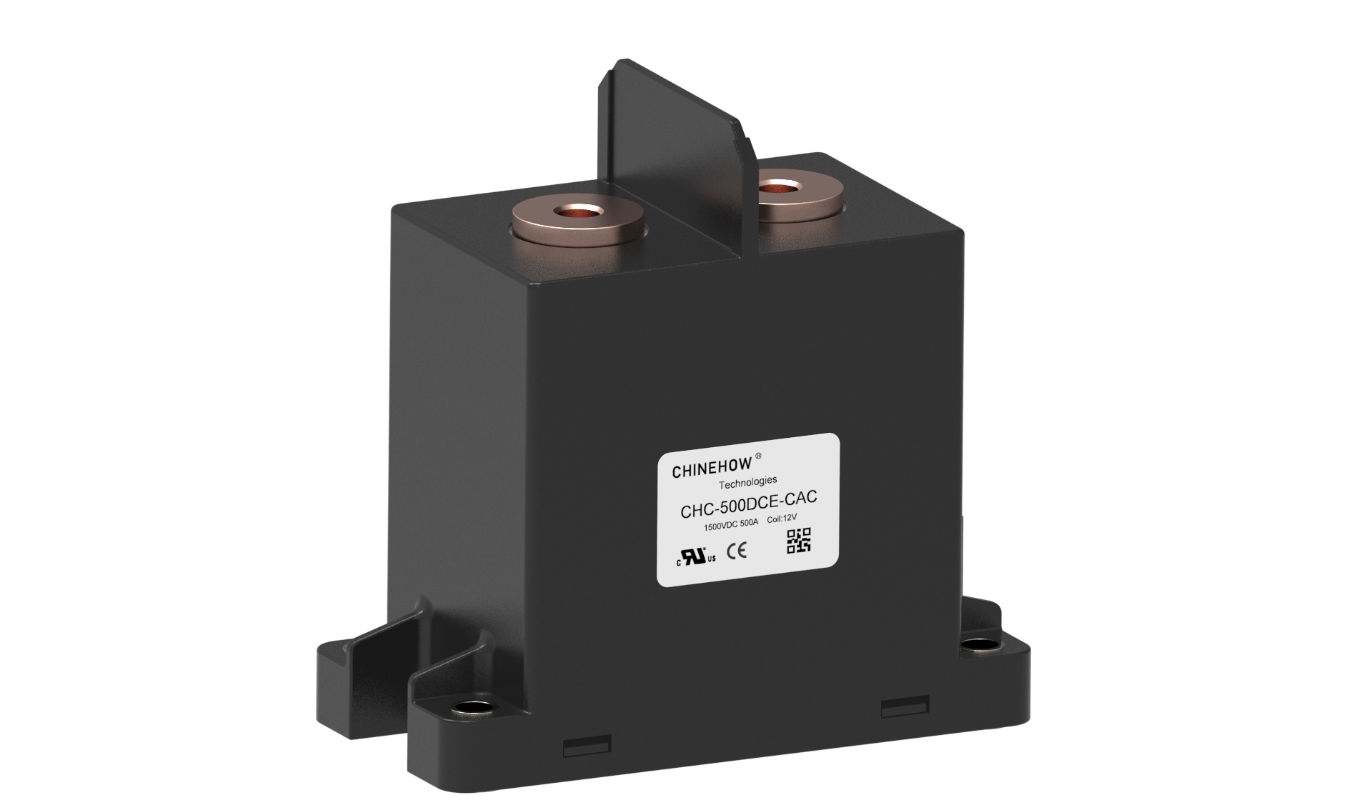 600A EV/HEV Ceramic DC Contactor 500A 600A Relés 1500VDC 24V 48V DC Relay para EV Cargo